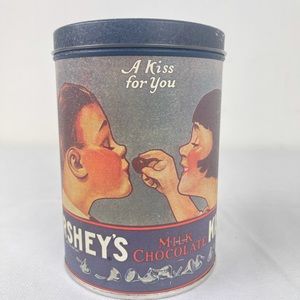 Vintage Hershey’s kisses tin can